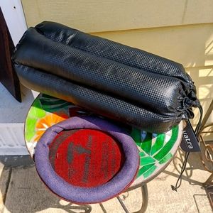 Hippy Lot ,Vatra Pouch 16x7  in  Bag and Hemp Freedom Flyer Frisbee BOTH NWT